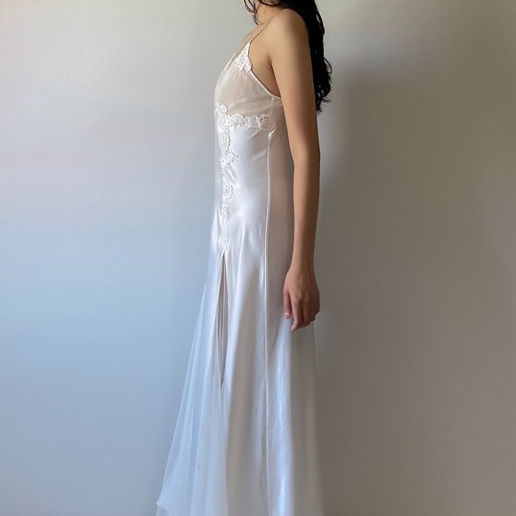 Vintage Victoria’s Secret Satin Floral Slip Dress - Picture 9 of 11